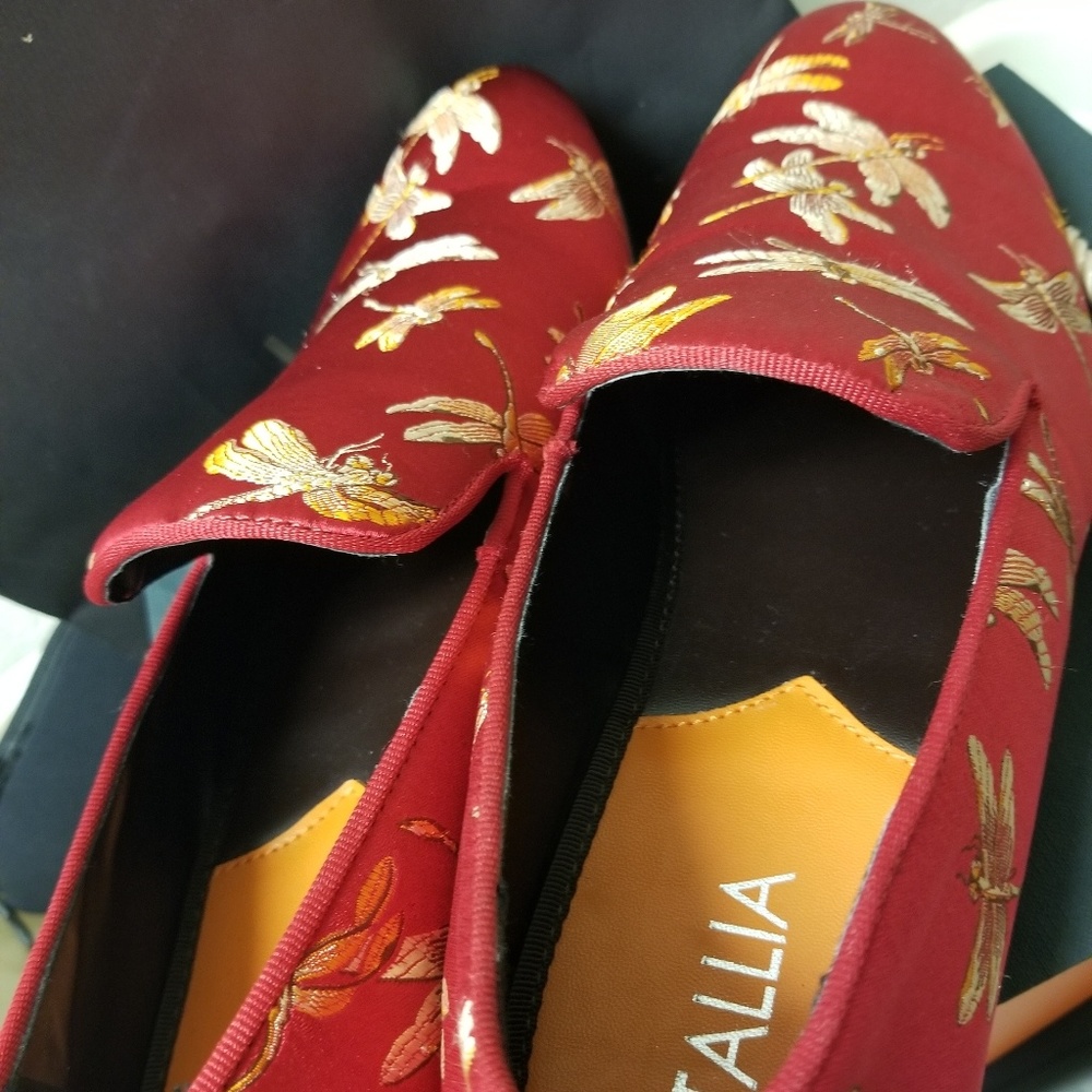 Tallia silk shoes.